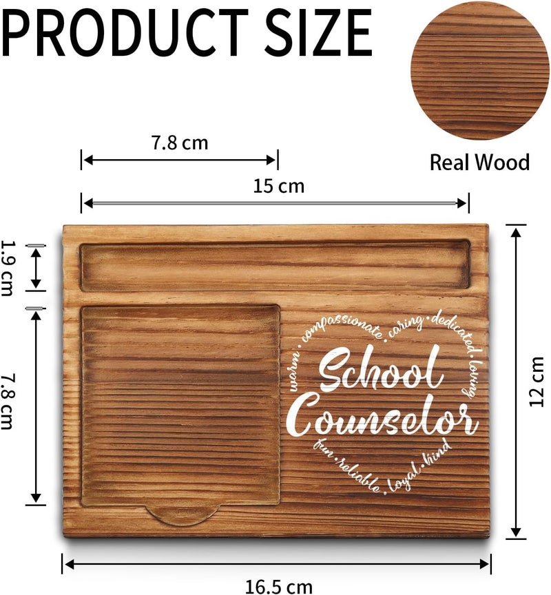 akeke School Counselor Gifts, Appreciation Thank You Gifts for School Counselor Office Desk Self-Stick Note Pad Holders GSH4 - Image 2